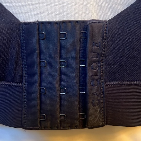 NWT CACIQUE Navy Blue MODERN LACE Lightly Lined T-SHIRT Underwire BRA 42DD - Picture 6 of 7